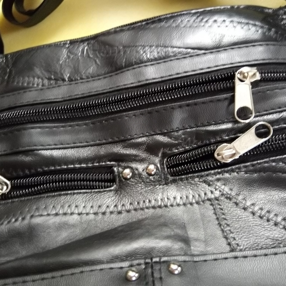 🆕Stone Mountain Black leather crossbody bag🆕with tags  lightweight crossover - Picture 12 of 12